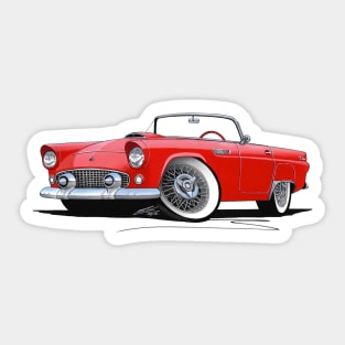 Ford Thunderbird Red Sticker